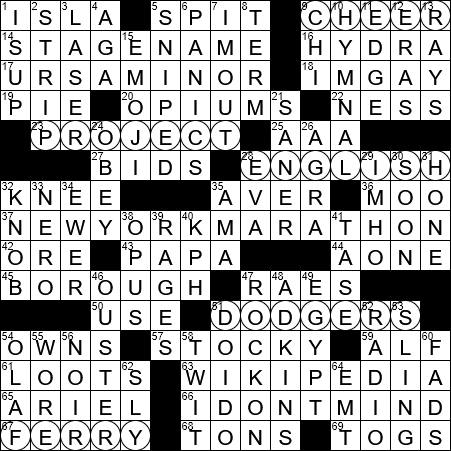 godlike crossword clue