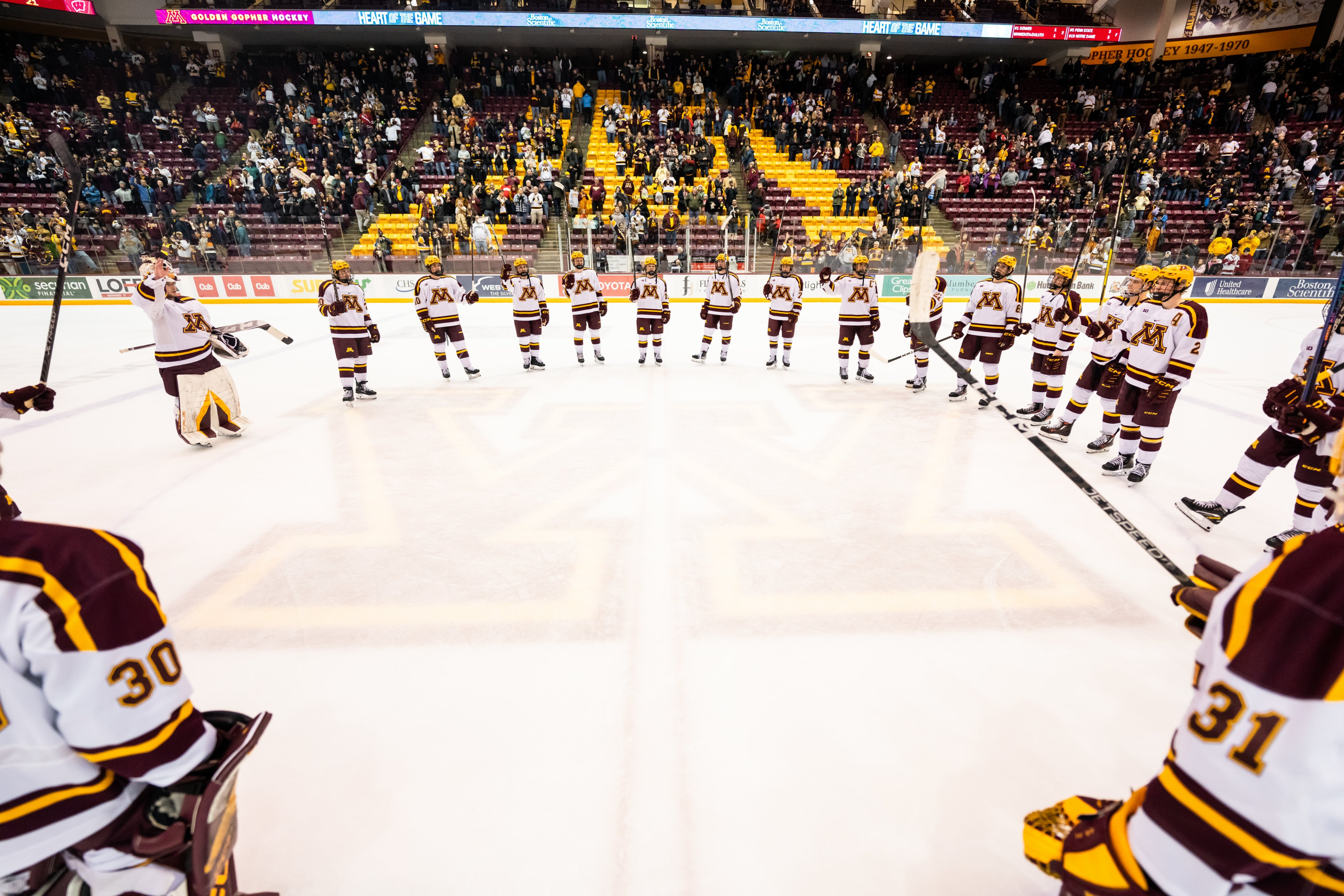 gopher hockey record