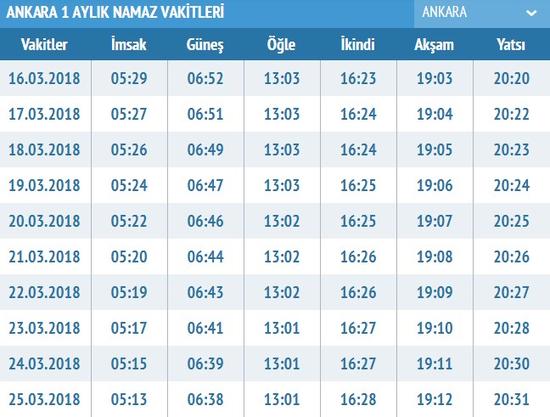 istanbul çatalca ezan saatleri