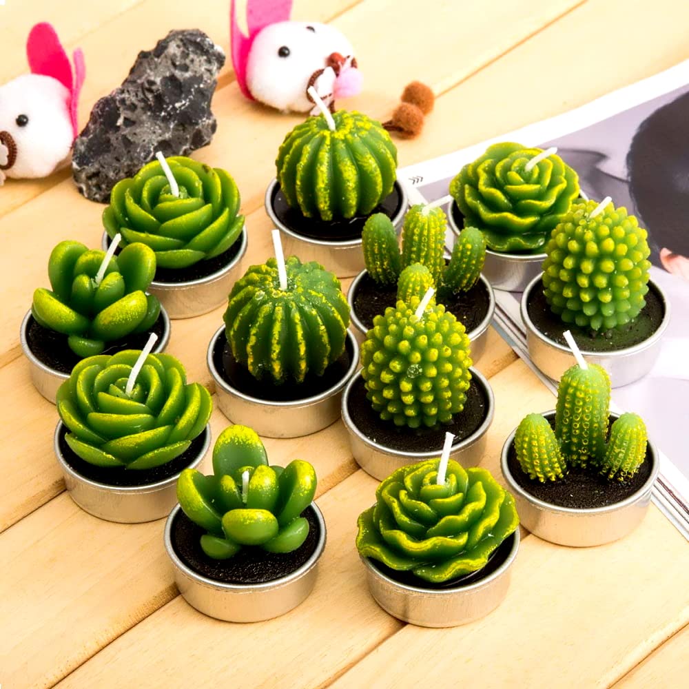 cactus tea lights