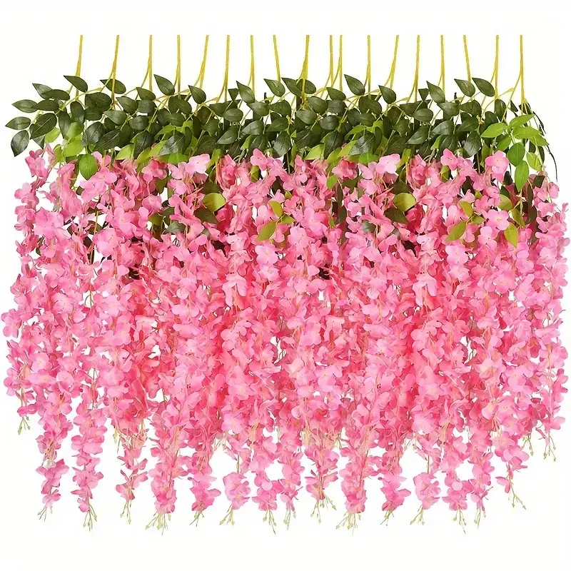 pink wisteria garland