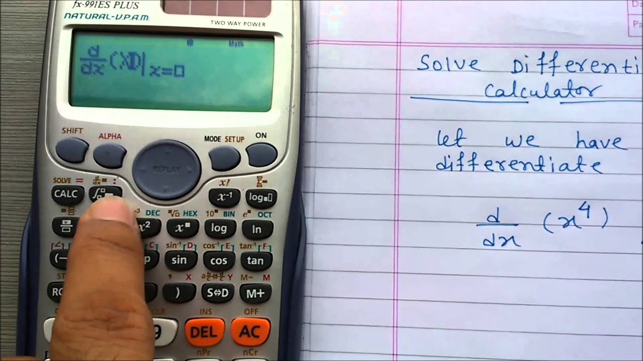 calculator differentiation