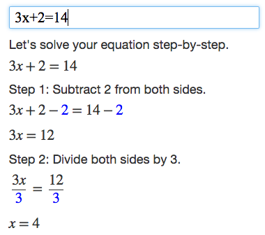 calculator step by step