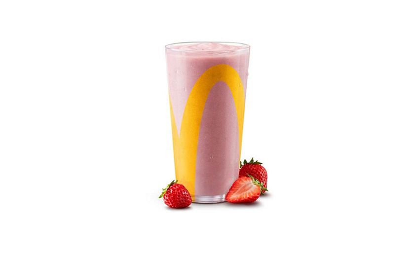 calories mcdonalds strawberry milkshake