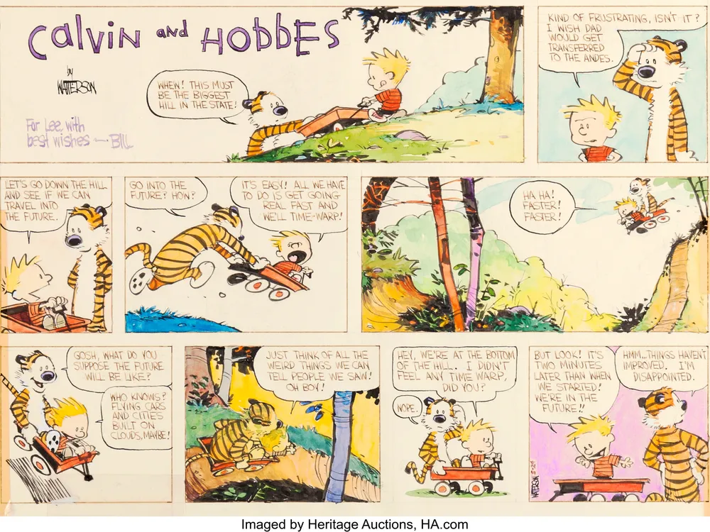 calvin hobbes comic strip