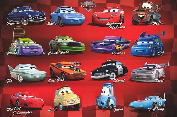 cars disney cast