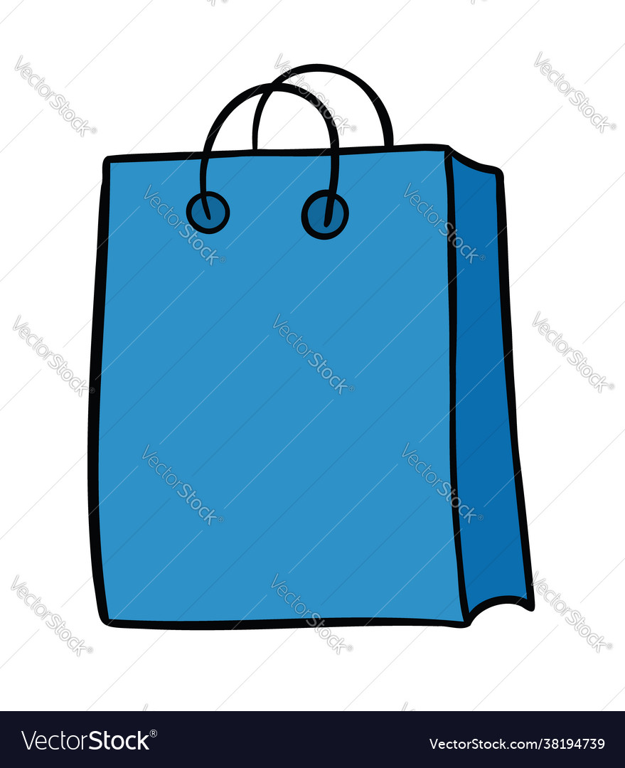 cartoon shopping bag