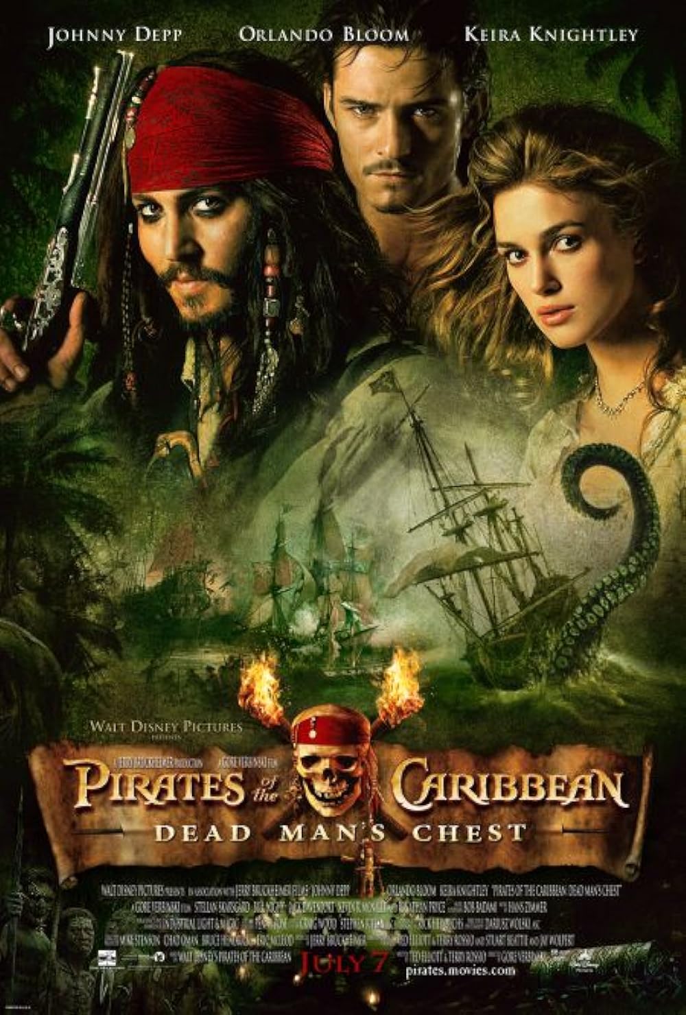 cast of pirates of the caribbean 2