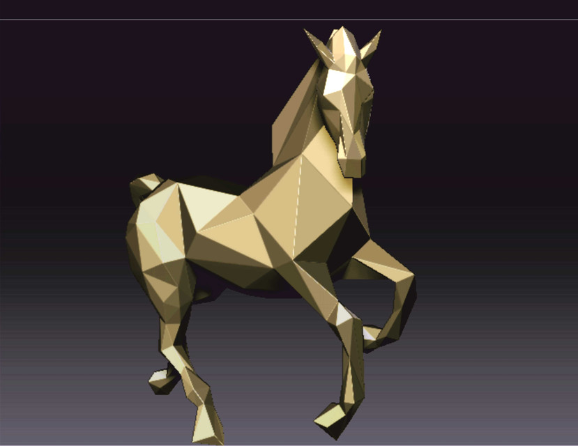 low poly horse model free