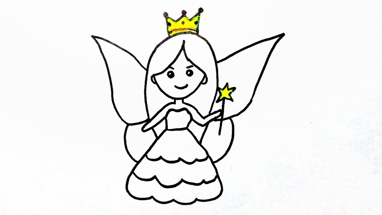 fairy easy to draw