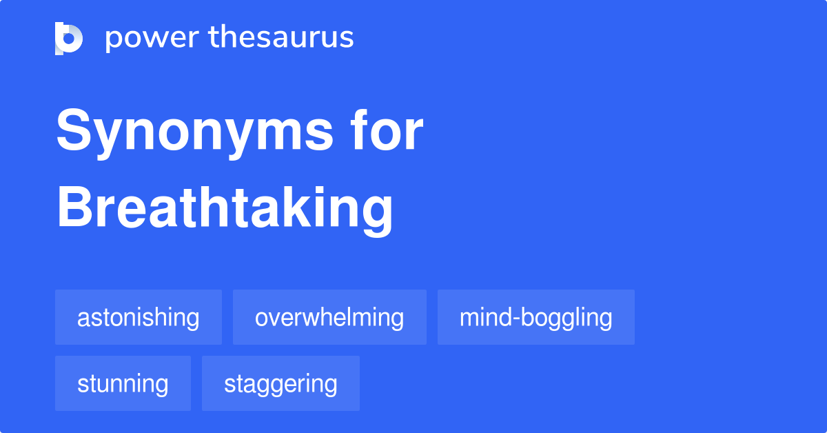 breathtaking thesaurus