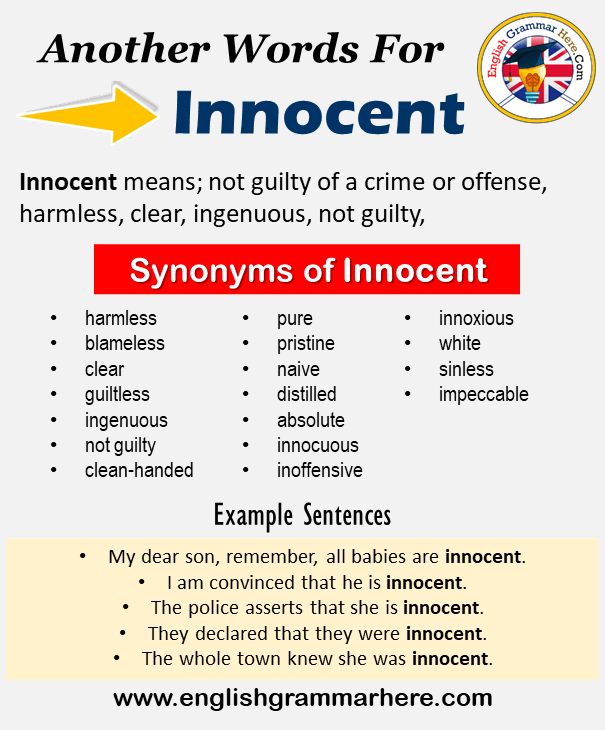 innocent synonym