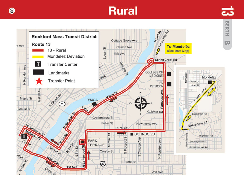 rockford city bus schedule