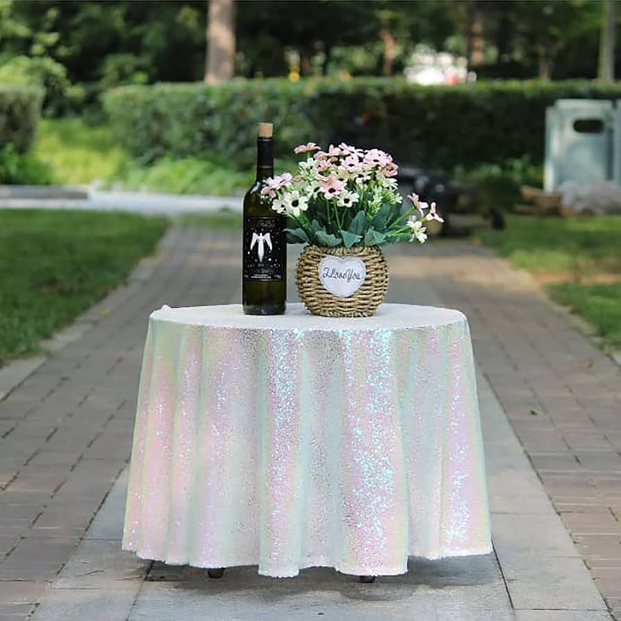 iridescent table cover