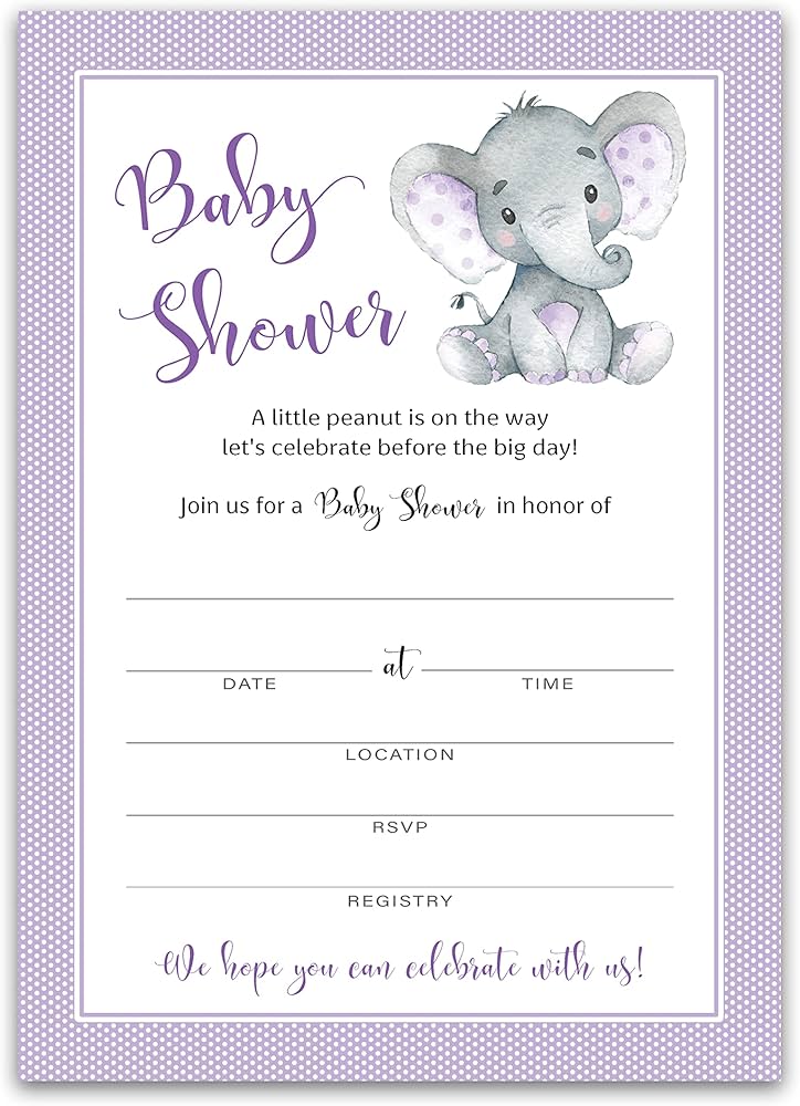 invitaciones para baby shower niña