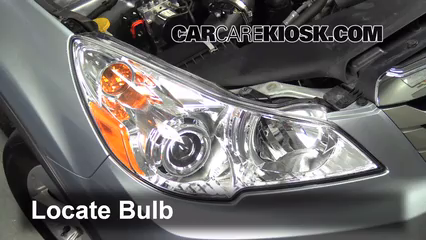 how to change a headlight on a subaru outback