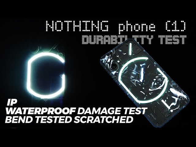 is nothing phone 1 waterproof