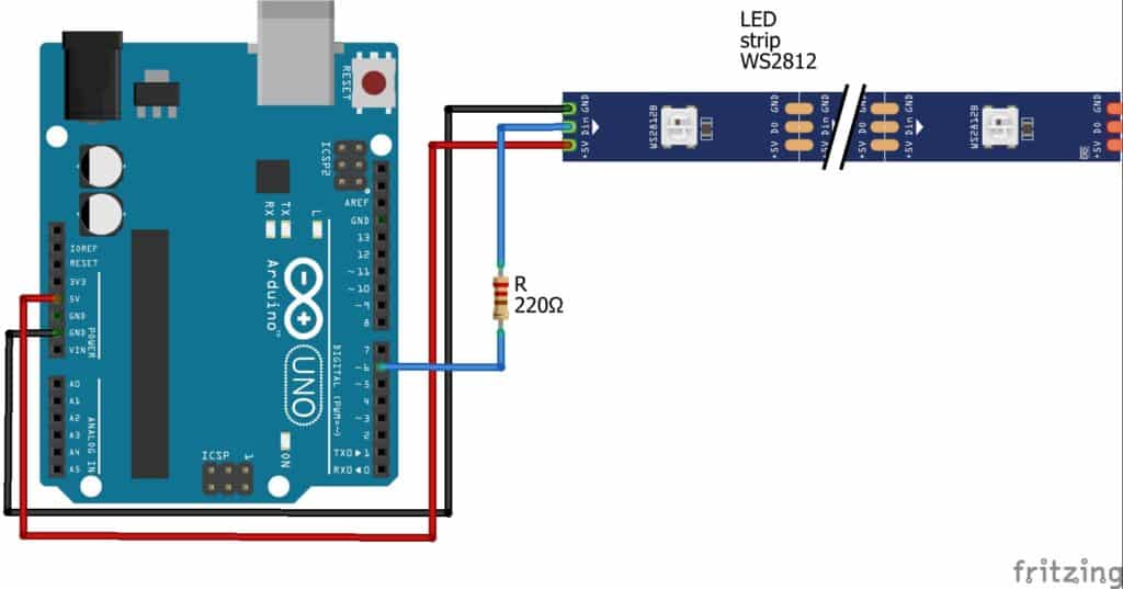 led ws2812 arduino