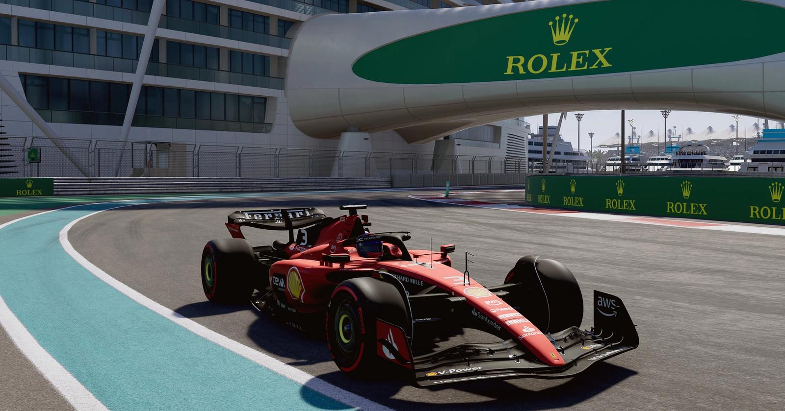 f1 23 abu dhabi setup