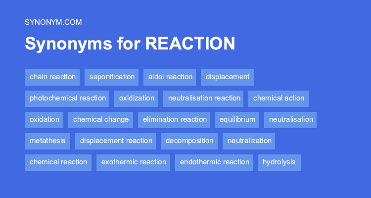 synonym reaction