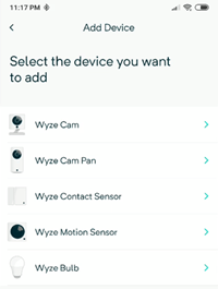 change network on wyze cam