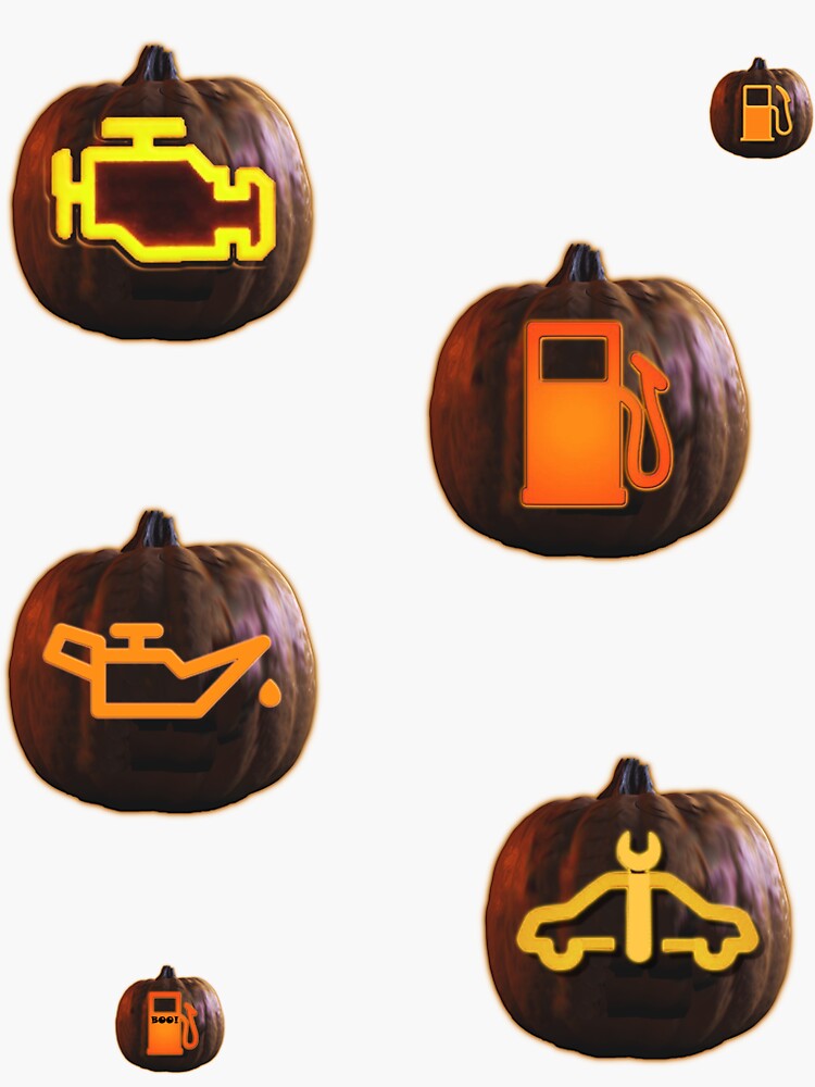 check engine light pumpkins