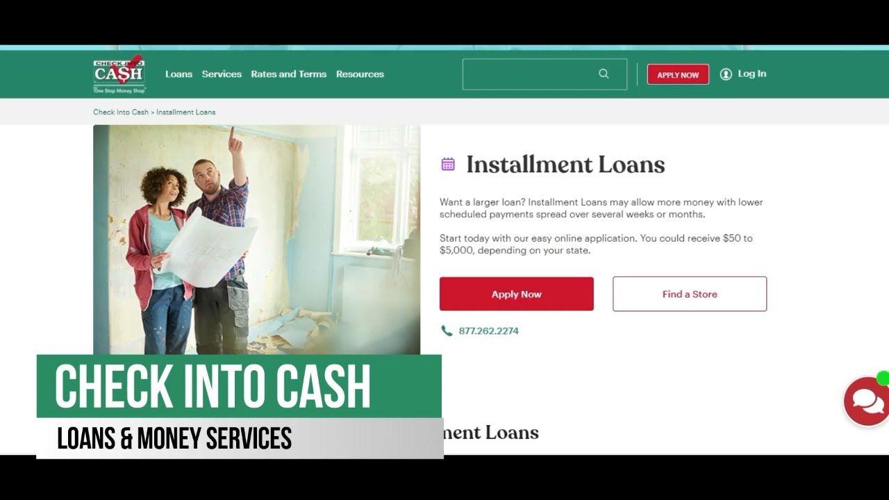 check into cash online loan