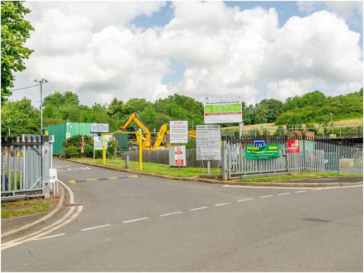 cherry orchard recycling centre - booking required