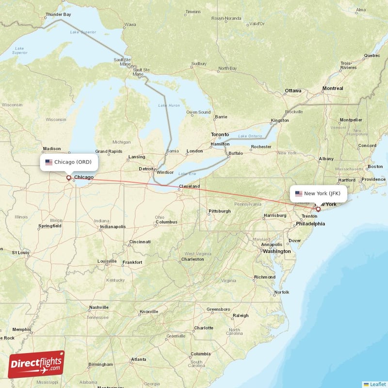 chicago to new york flight duration