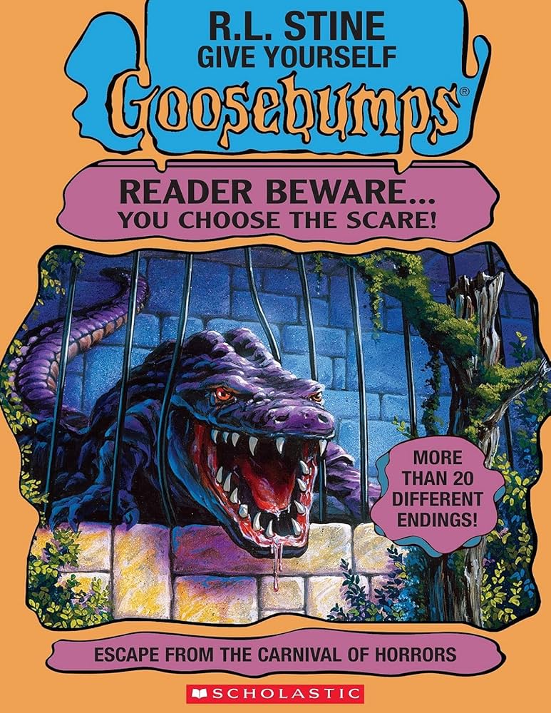 choose your own adventure goosebumps