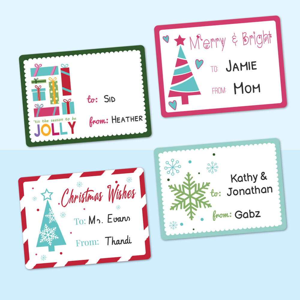 christmas labels for presents