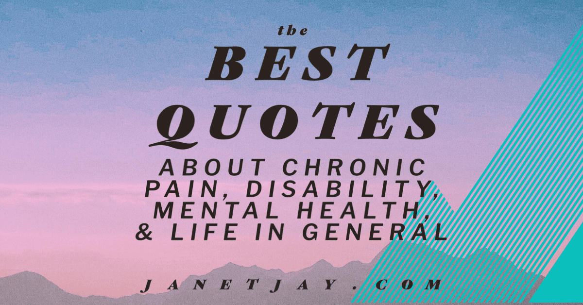 chronic pain syndrome quotes