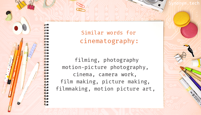 cinematography synonym
