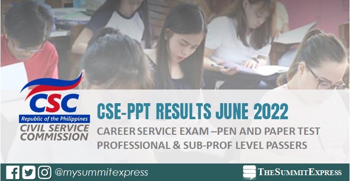 civil service exam result june 2022