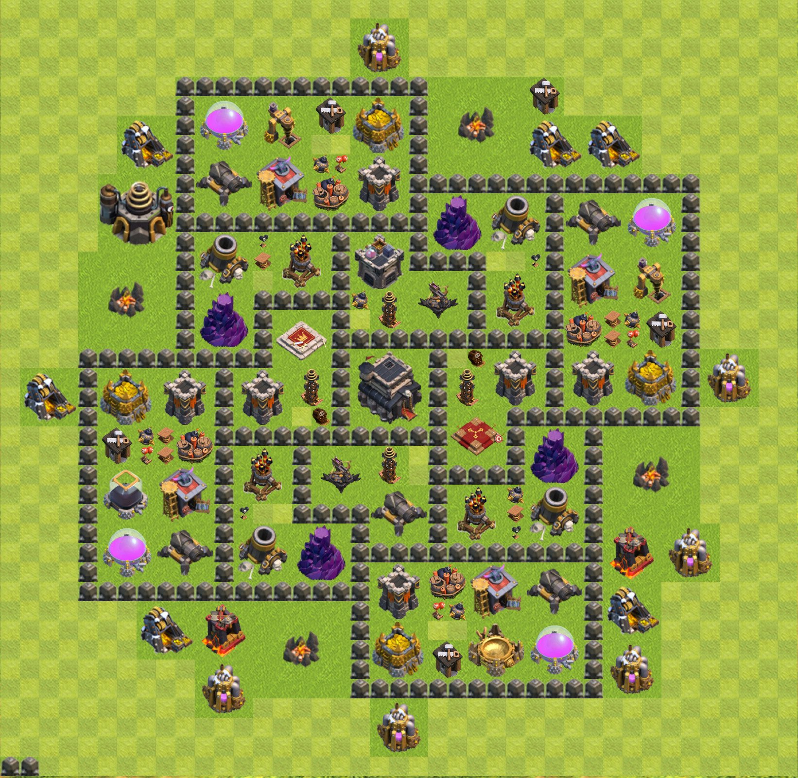 clash of clans town hall 9 base