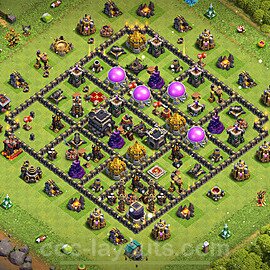 clash of clans town hall 9 defense base