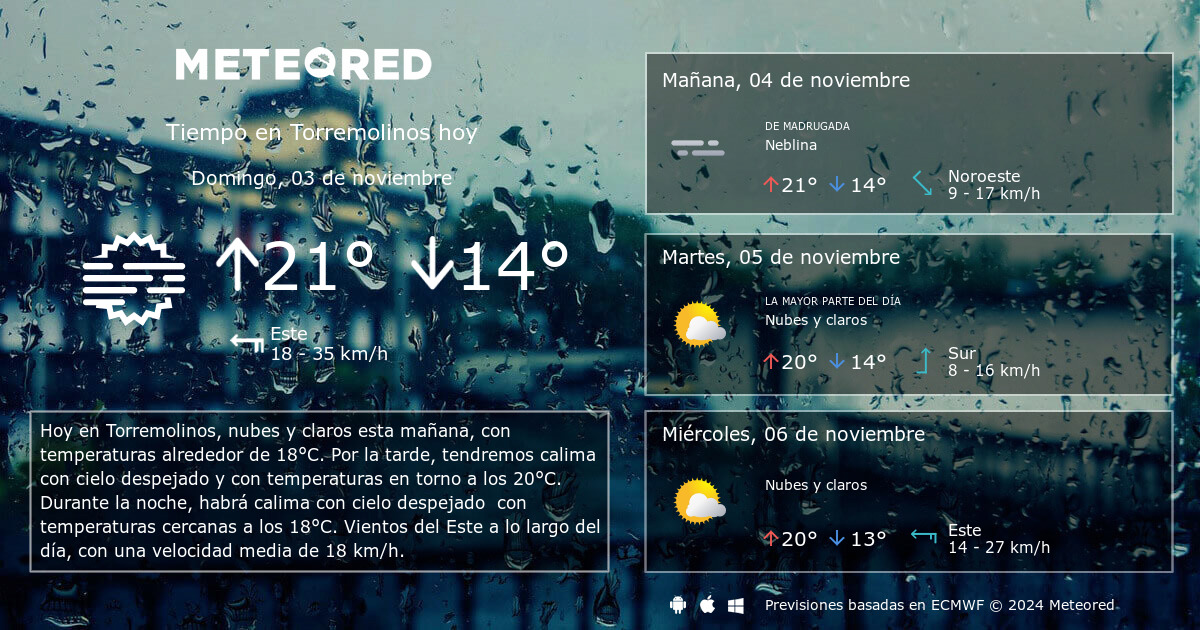clima de 10 días para torremolinos