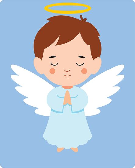 clip art of an angel