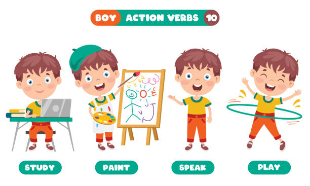 clipart action words