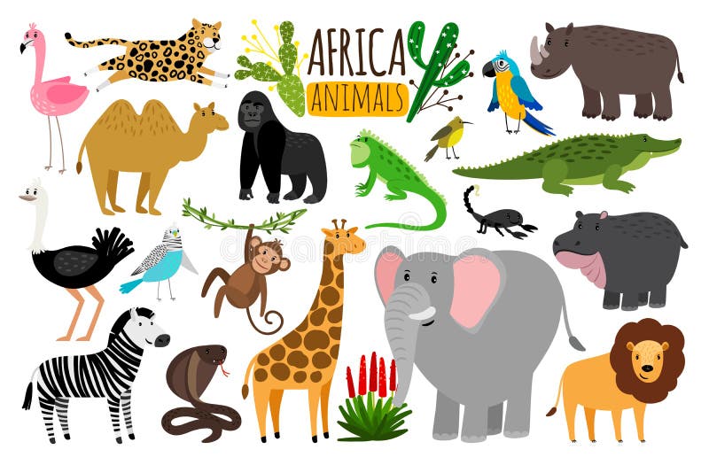 clipart african animals