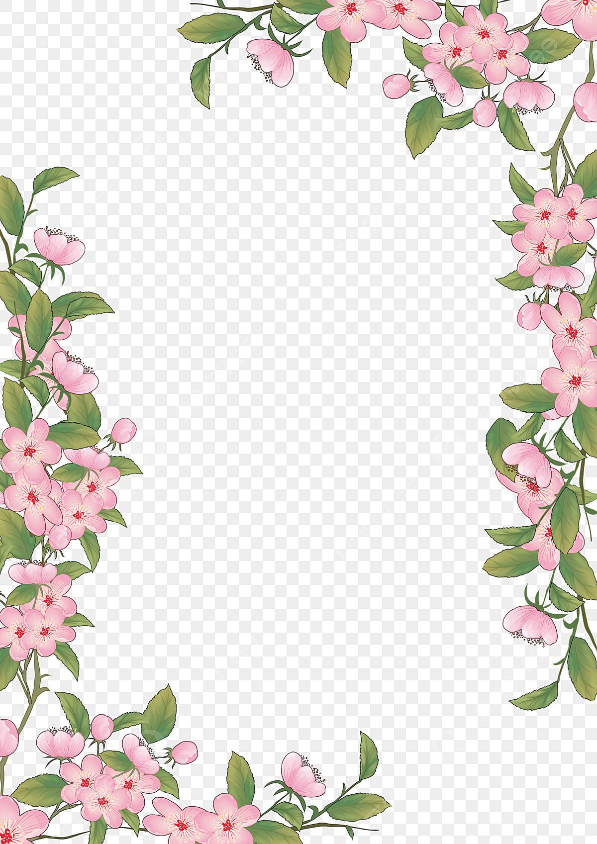 clipart flower border