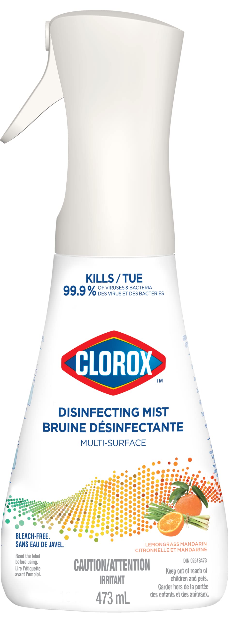 clorox disinfecting mist lemongrass mandarin