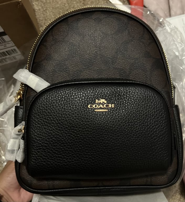 coach mini backpack