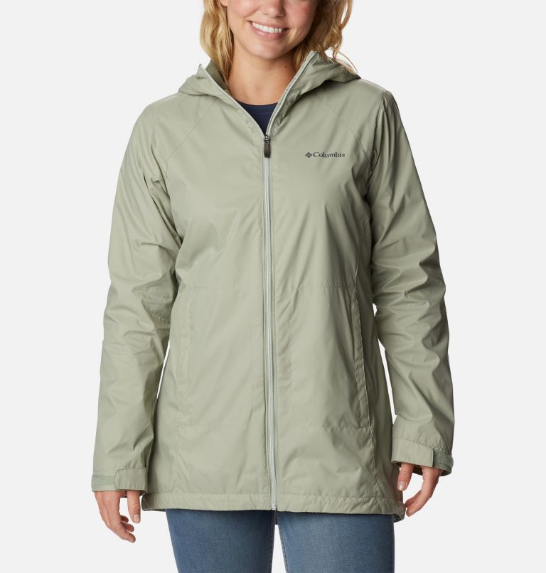 columbia womens switchback lined long rain jacket