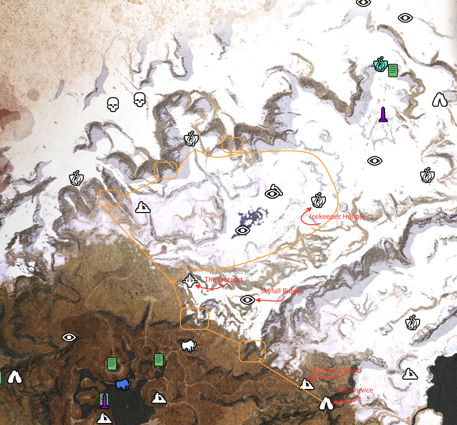 conan exiles meteor locations