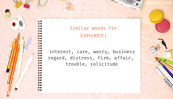 concerns synonym