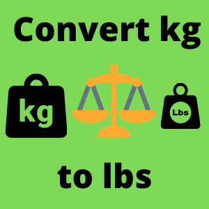 convert 60 kg into pounds