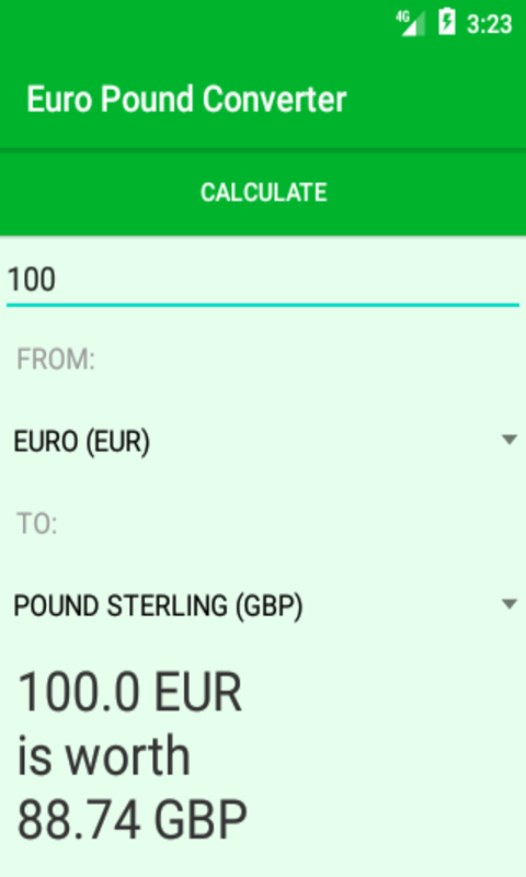 convert british pounds to euros calculator