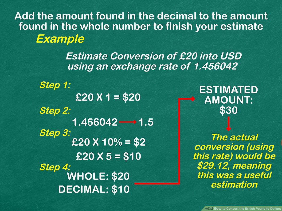 convert dollars to pounds sterling