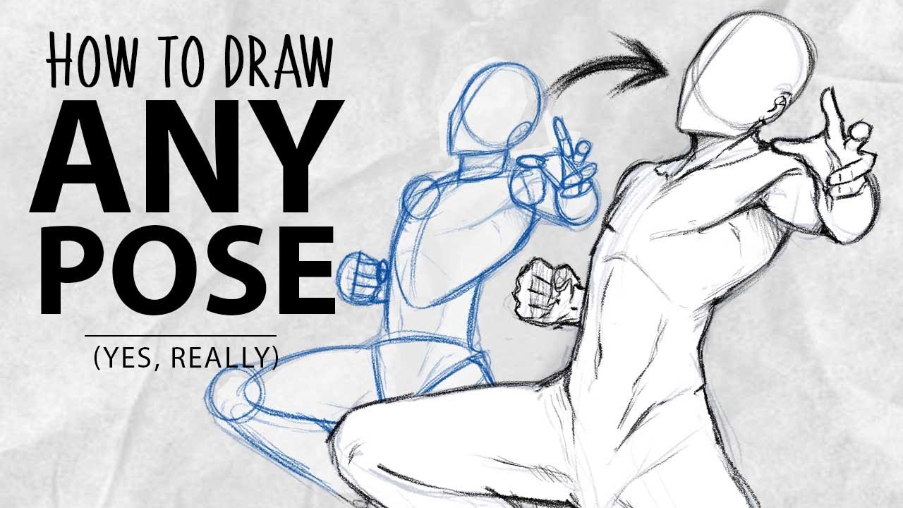 cool poses to draw